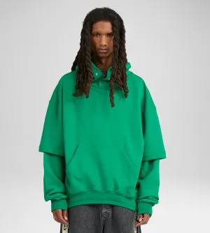 HOODIE FLEECE DOUBLE SLEEVES