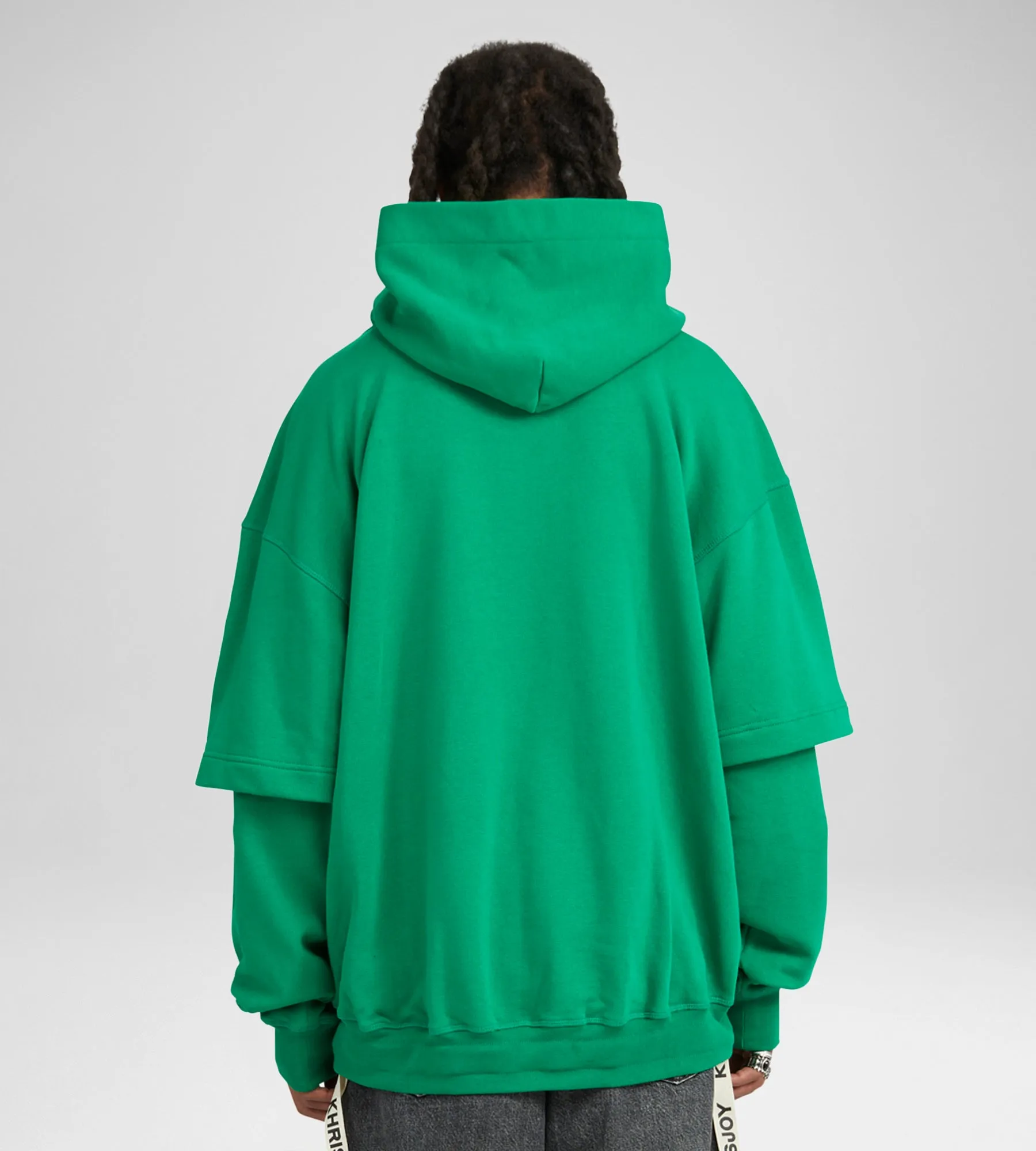 HOODIE FLEECE DOUBLE SLEEVES