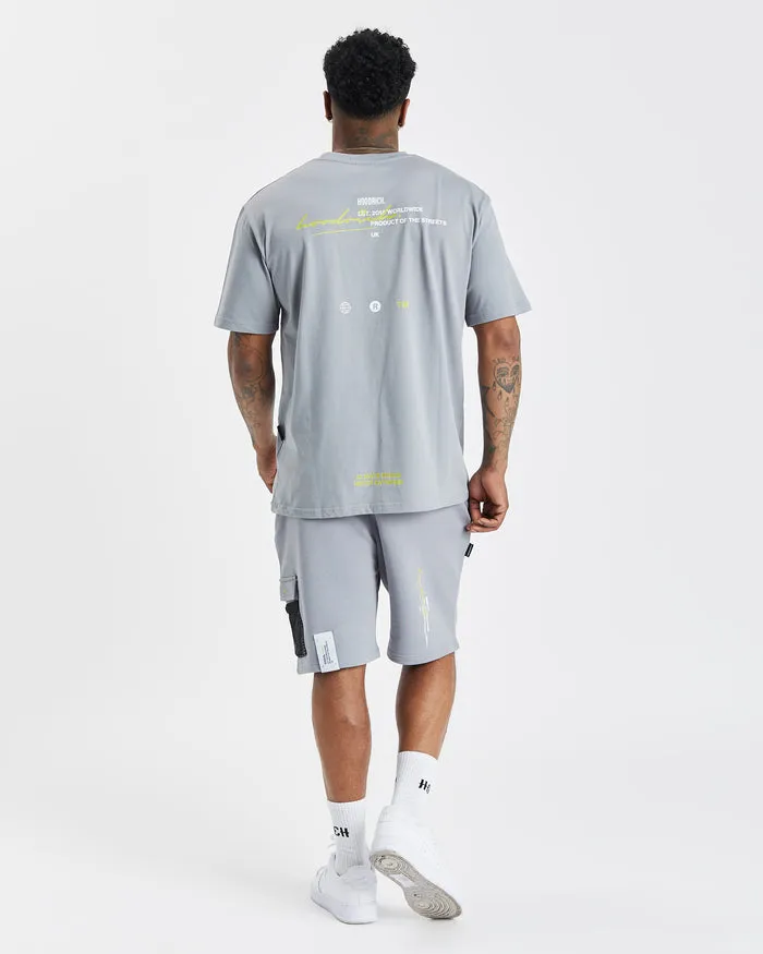 Hoodrich OG Build Cargo Shorts Grey