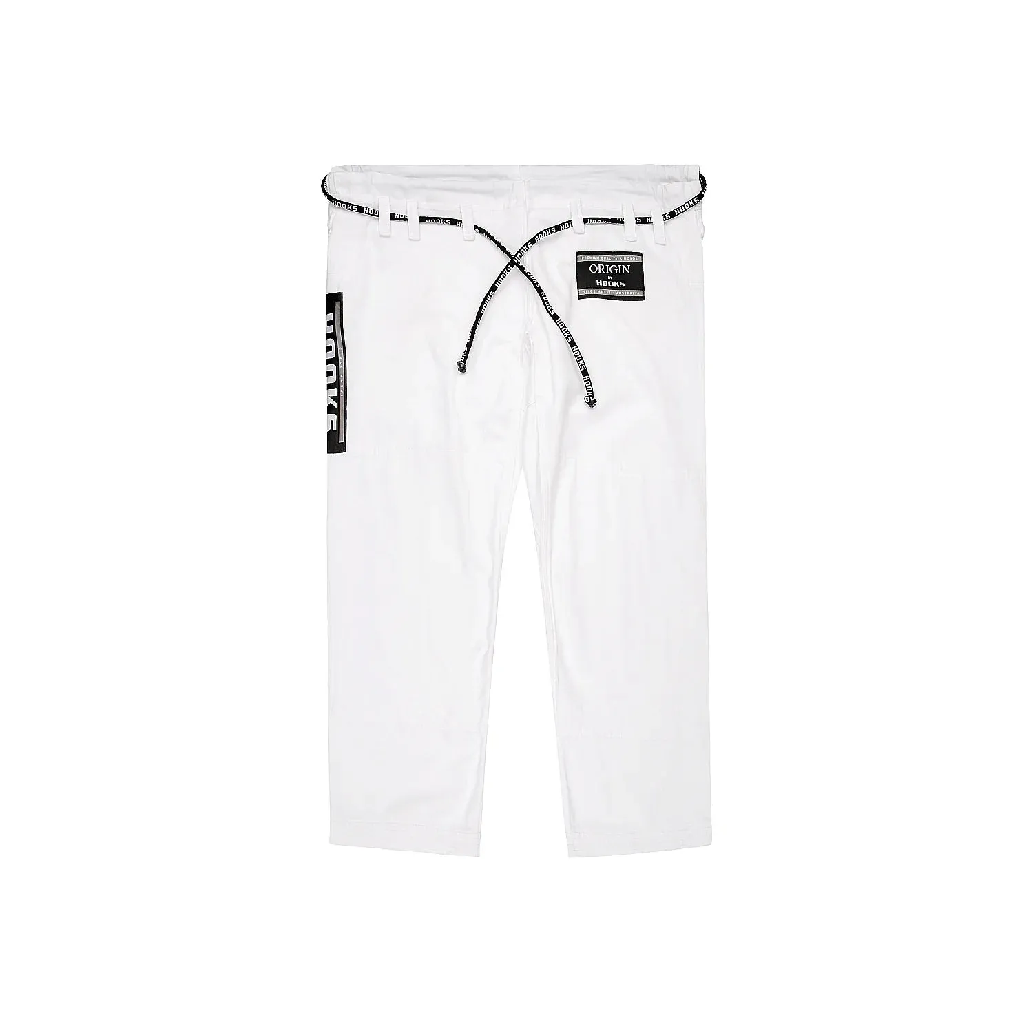 Hooks BJJ GI - Origin - White with White Belt