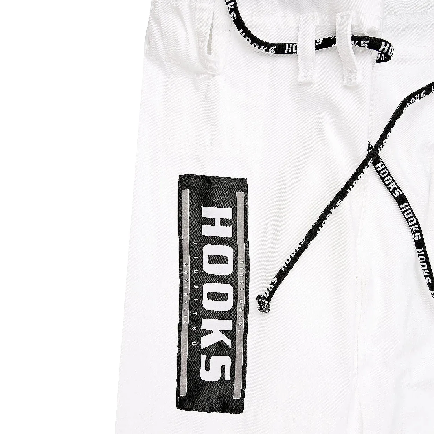 Hooks BJJ GI - Origin - White with White Belt