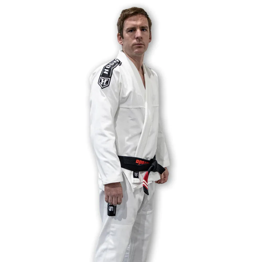 Hooks BJJ GI - Origin - White with White Belt