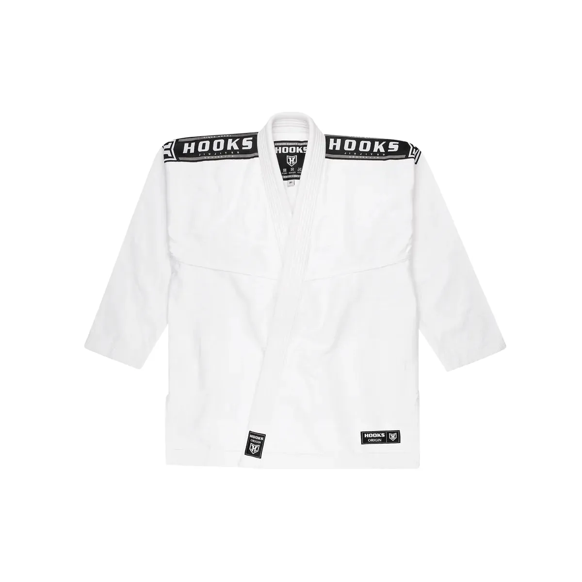 Hooks BJJ GI - Origin - White with White Belt