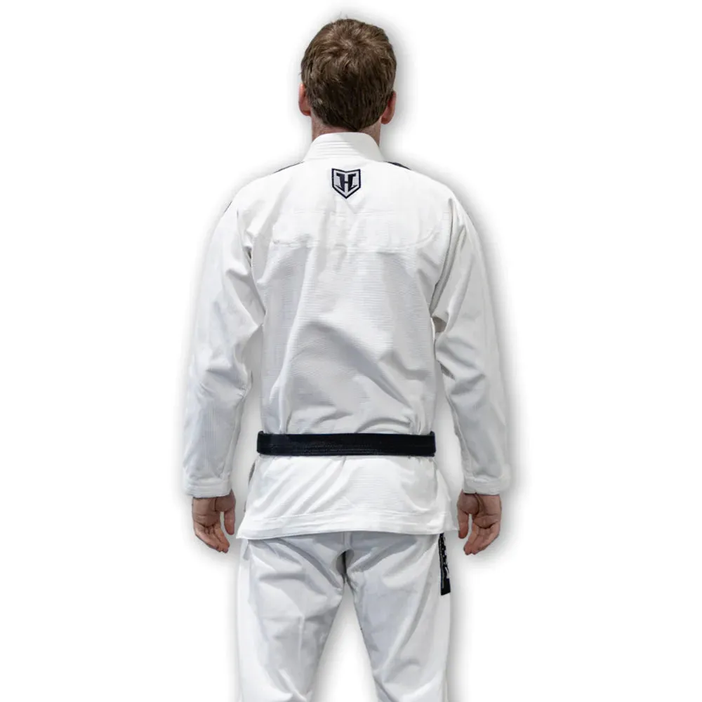 Hooks BJJ GI - Origin - White with White Belt