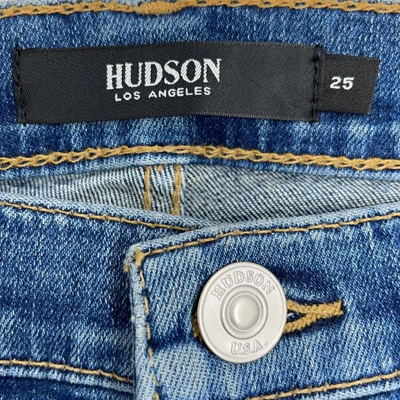 Hudson Freedom midrise crop straight pants