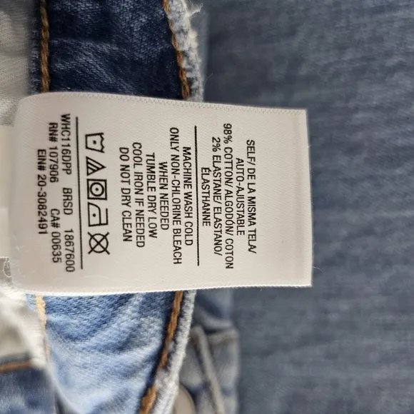 Hudson Los Angeles Holly High Rise Crop Bootcut Blue Jeans 25 NWT