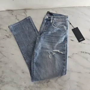 Hudson Los Angeles Holly High Rise Crop Bootcut Blue Jeans 25 NWT