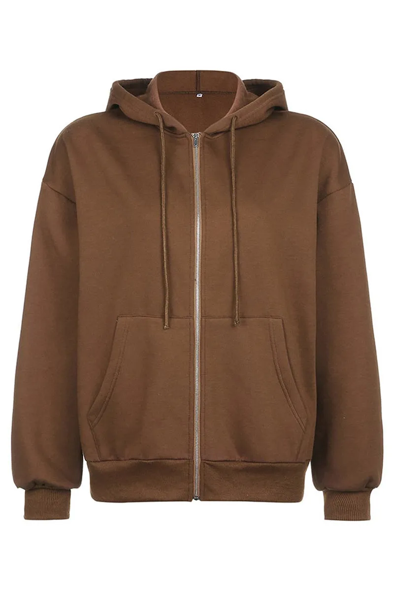 HWR1219 Cozy Chic Zip-Up Hoodie