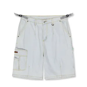 Ichpig Denim Utility Shorts Light Washed