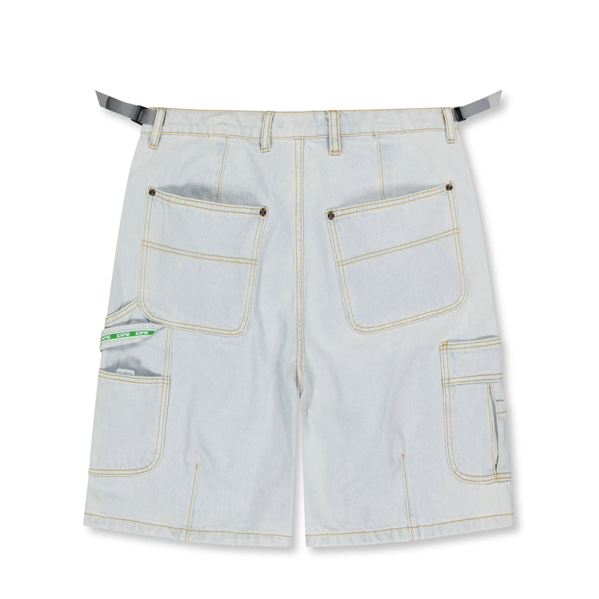 Ichpig Denim Utility Shorts Light Washed