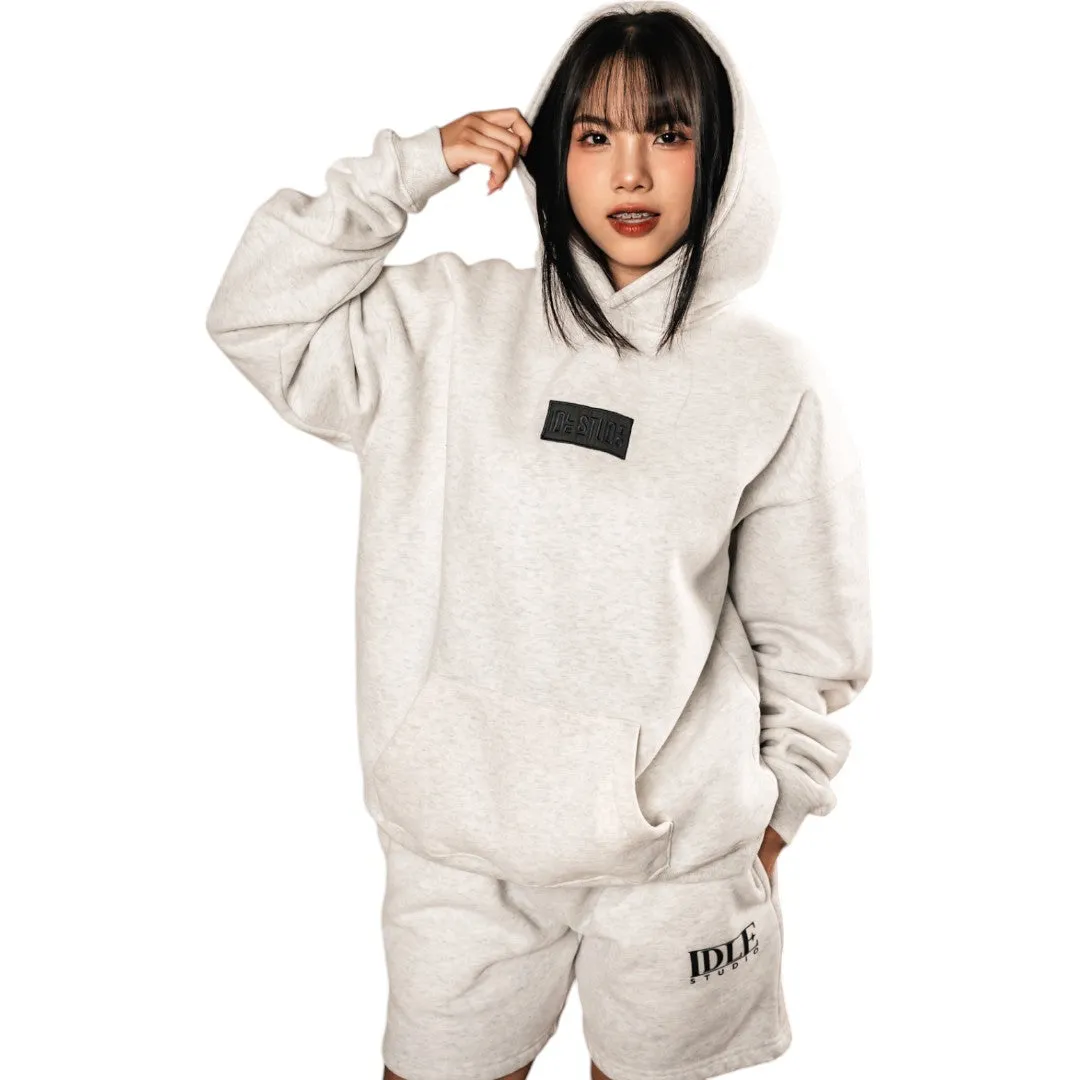 Idle Oversized Hoodie - Smoke Grey