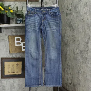 INC Womens Denim Curvy Fit Bootcut Jeans 1672211a6b3987 Blue 2