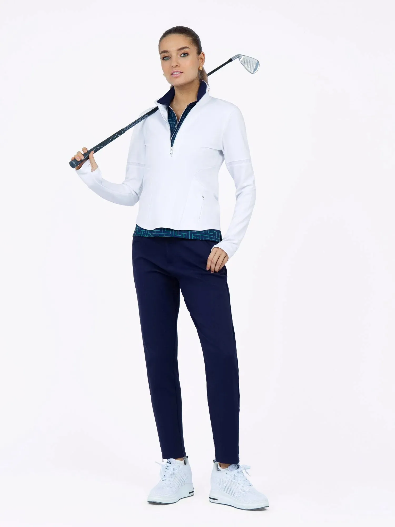 InPhorm Relaxed Straight Leg Golf Pants Ink Womens