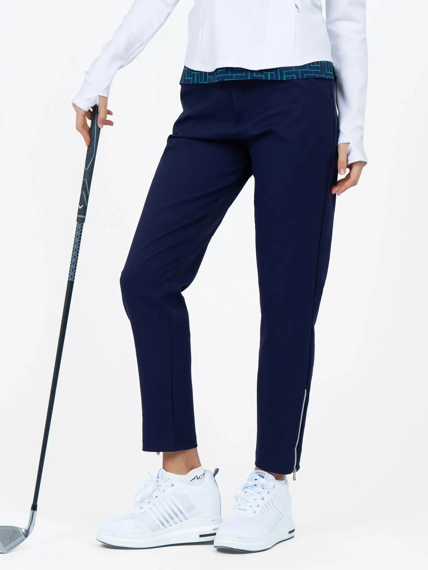 InPhorm Relaxed Straight Leg Golf Pants Ink Womens