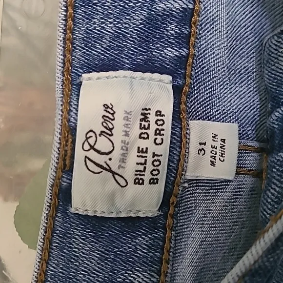 J Crew Billie Demi Bootcut jeans Size 31
