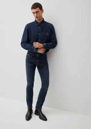 Jake Faded Indigo Mavi Black Jean Pants