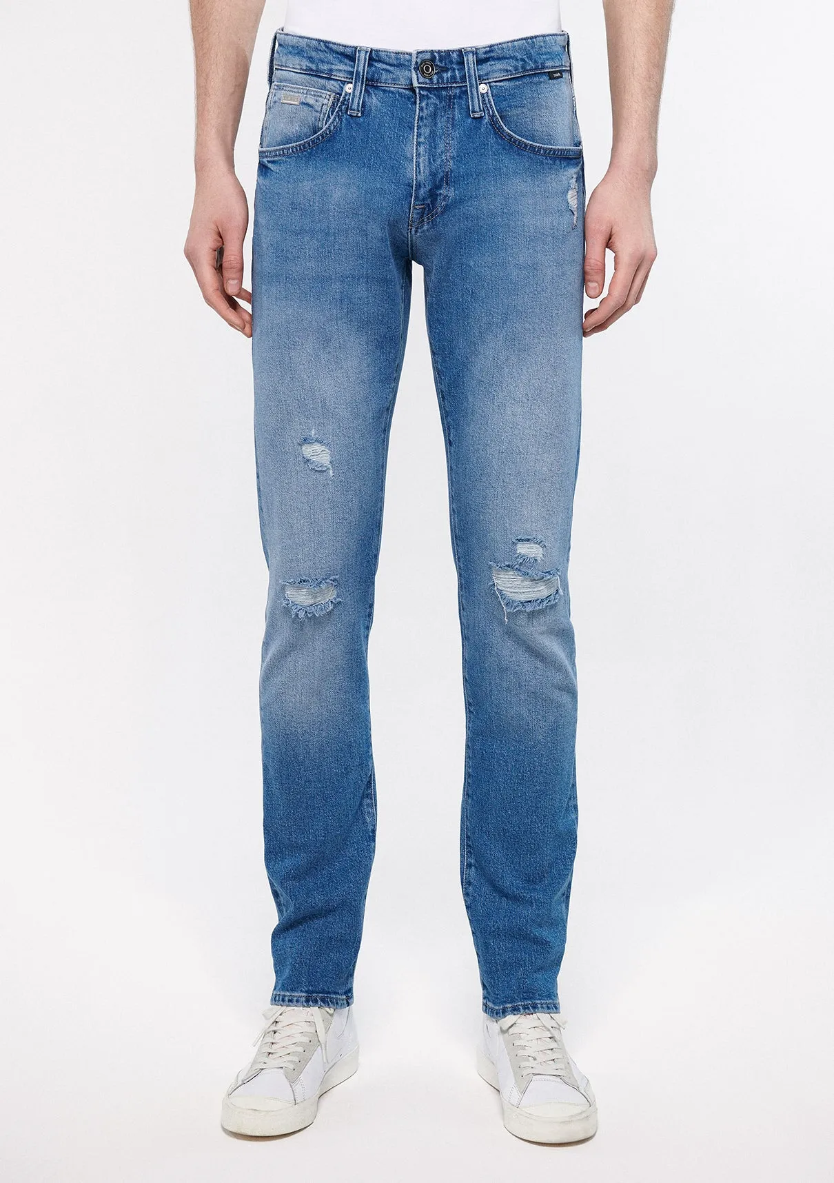 Jake Mid Ripped Street Jean Pants