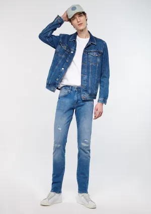 Jake Mid Ripped Street Jean Pants