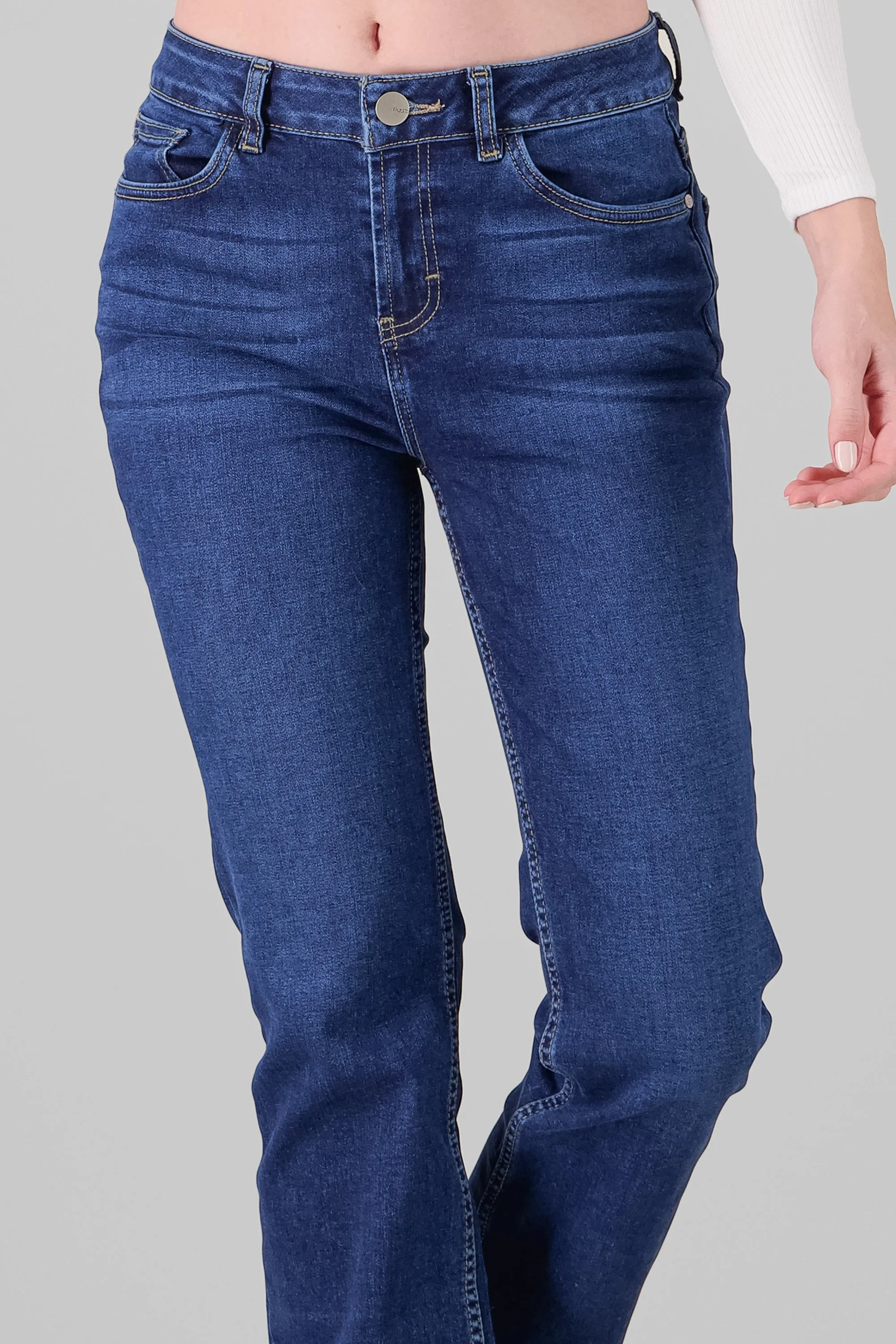Jeans bootcut slit