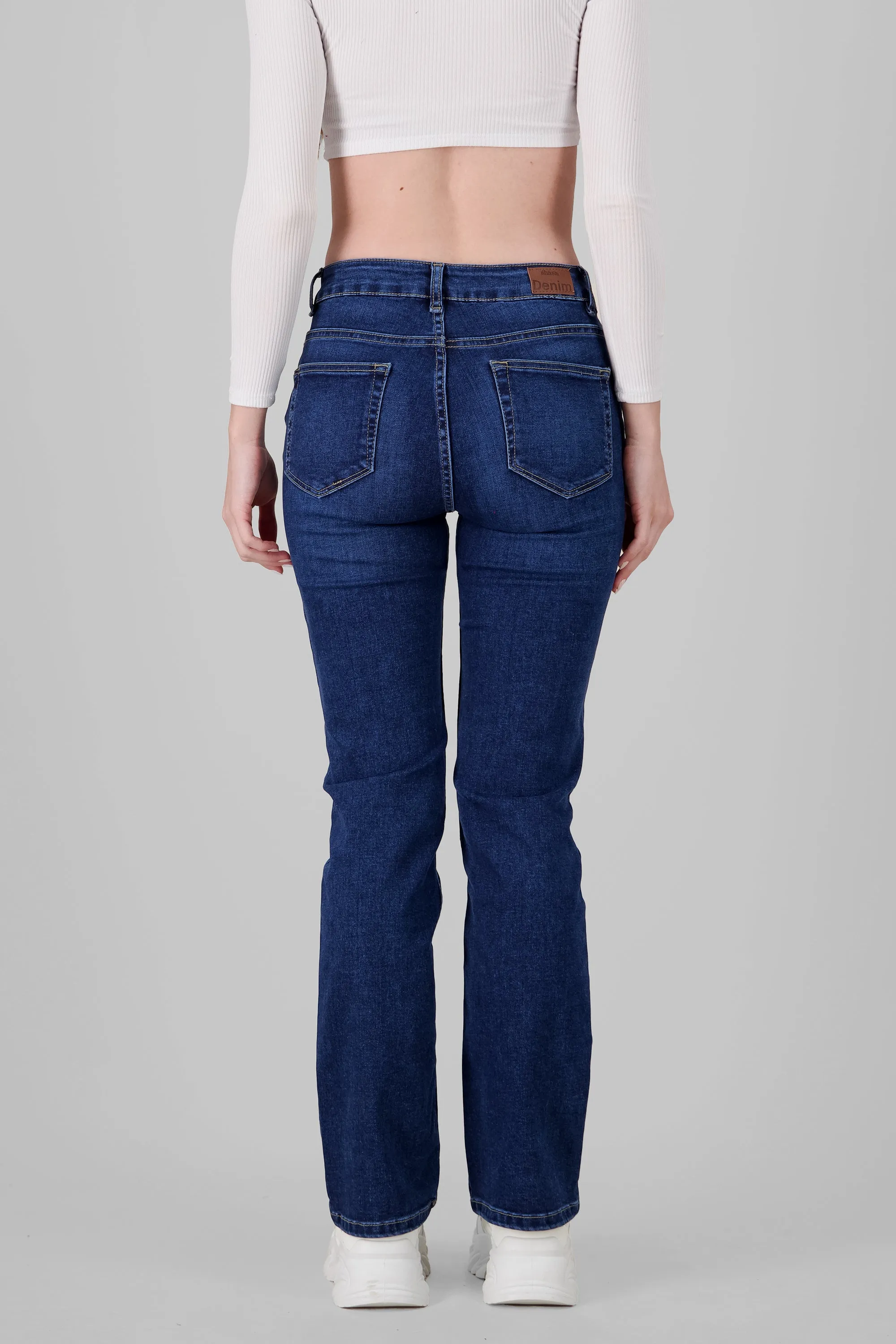 Jeans bootcut slit