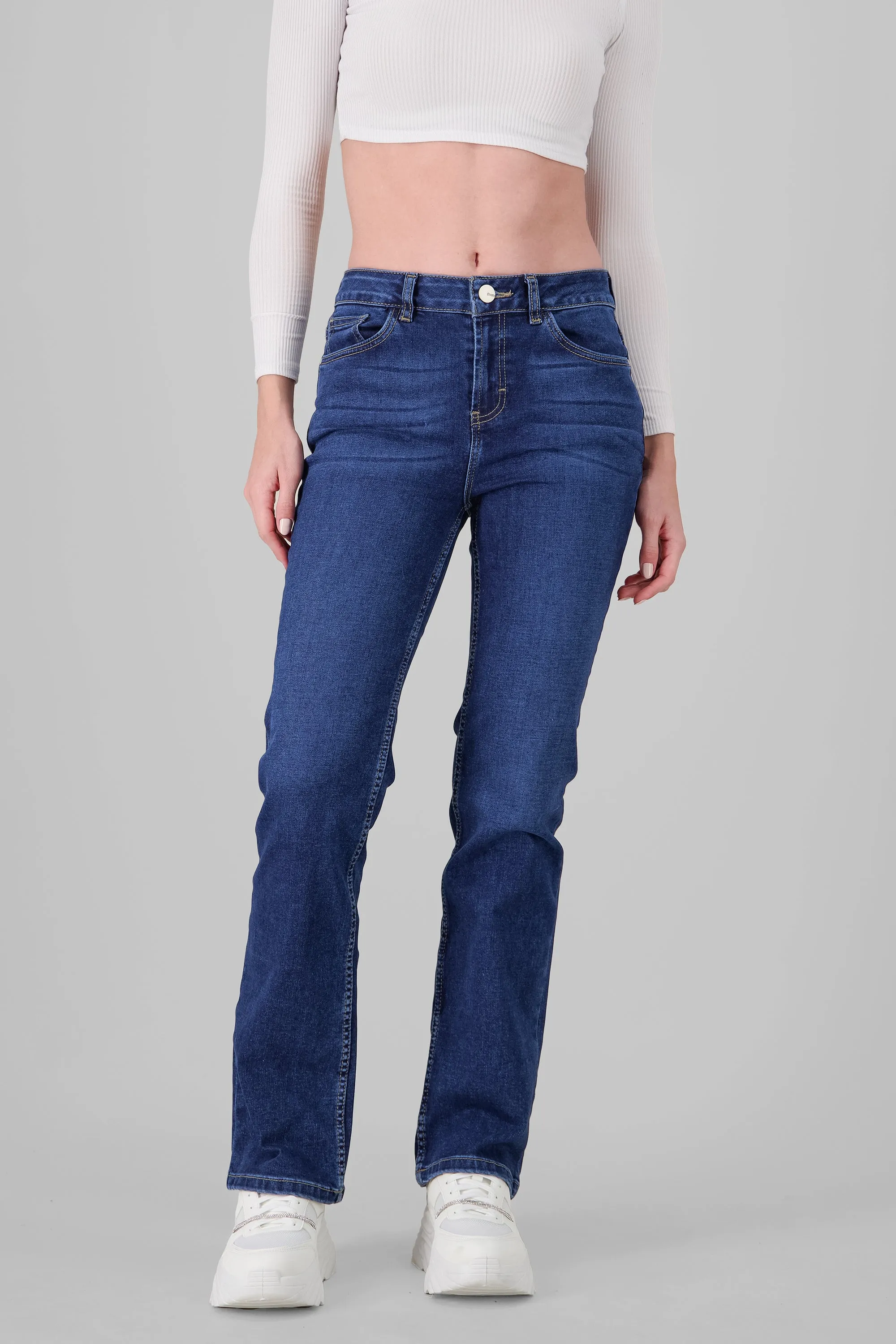 Jeans bootcut slit