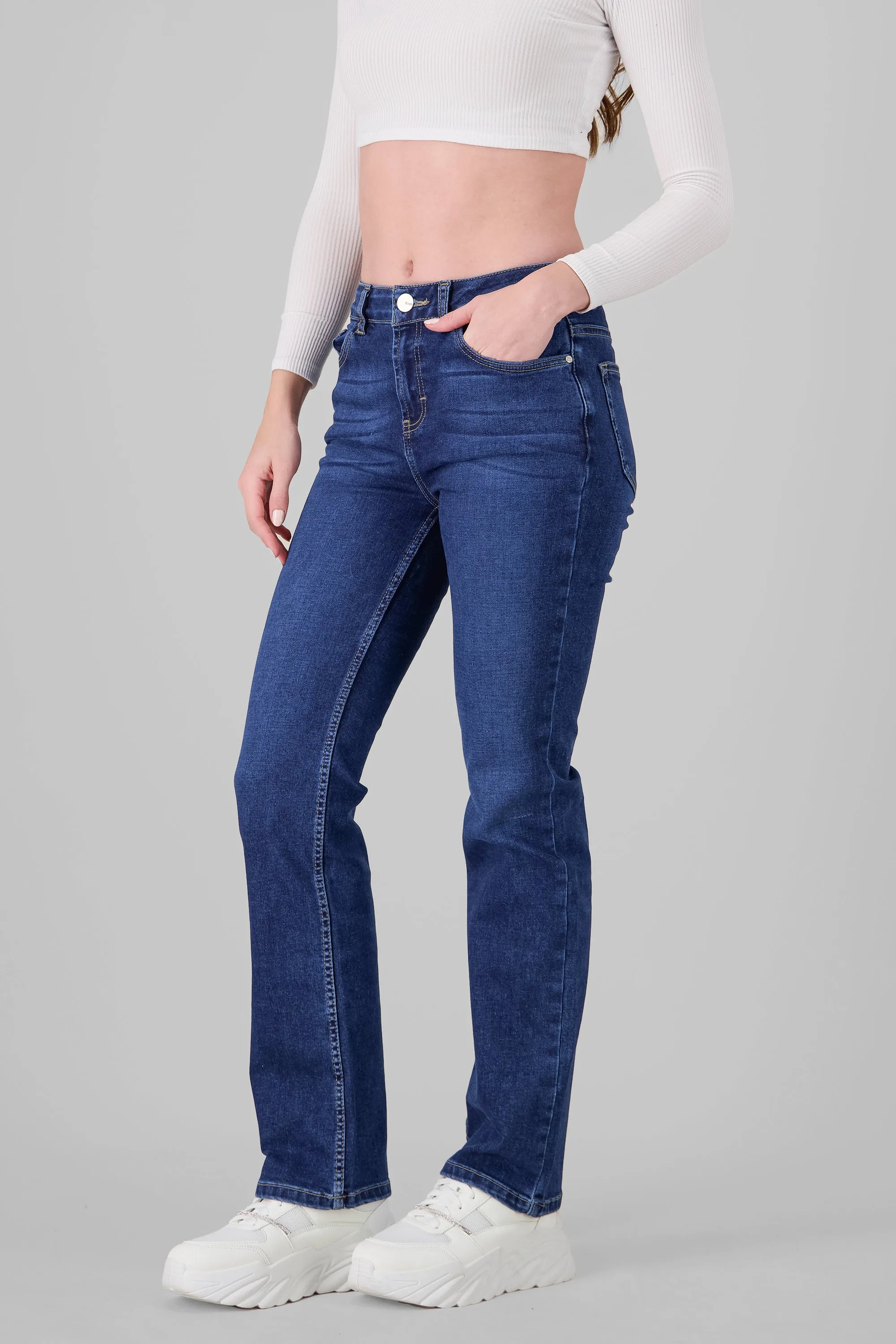 Jeans bootcut slit