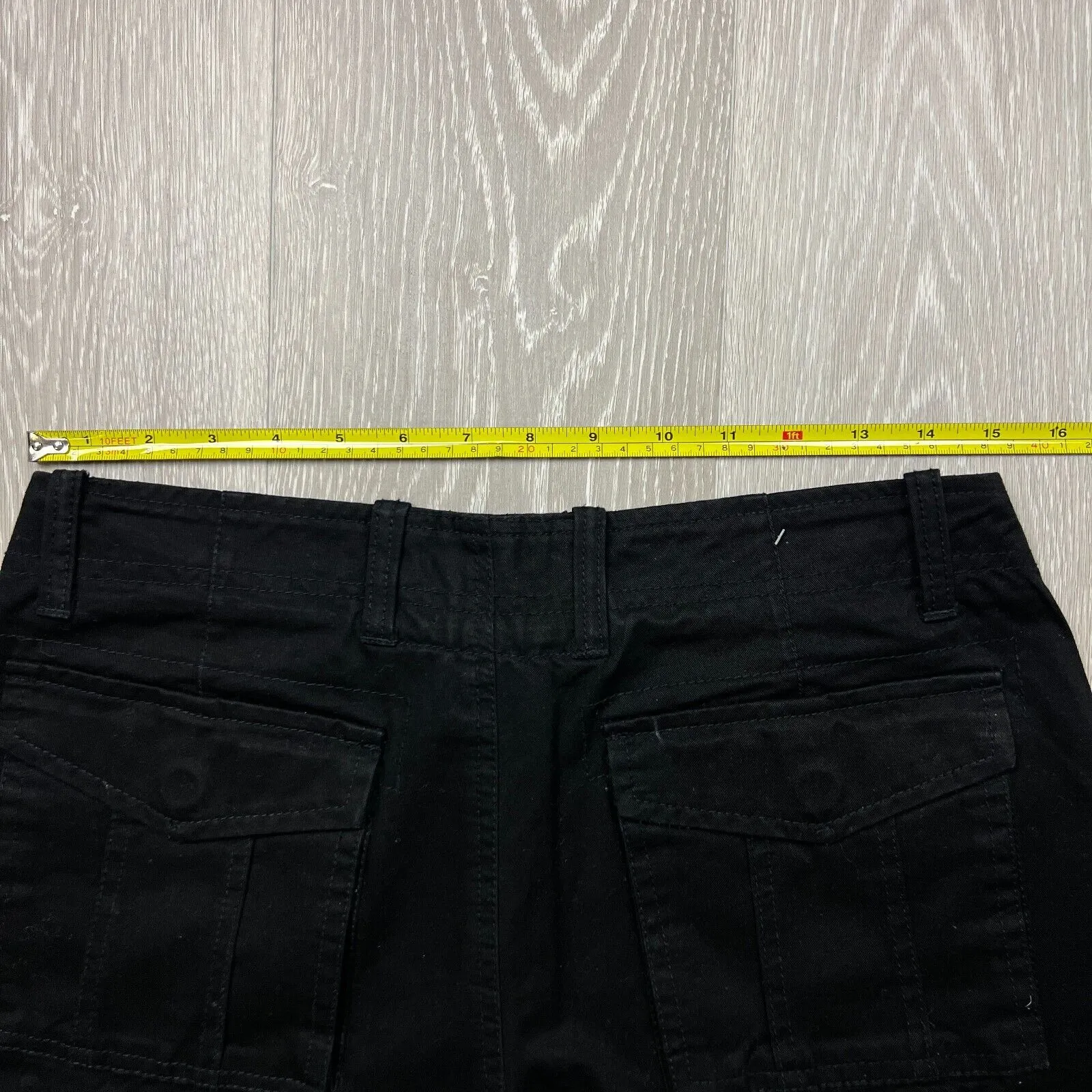 Jeep Mens Black Cargo Shorts Size 31