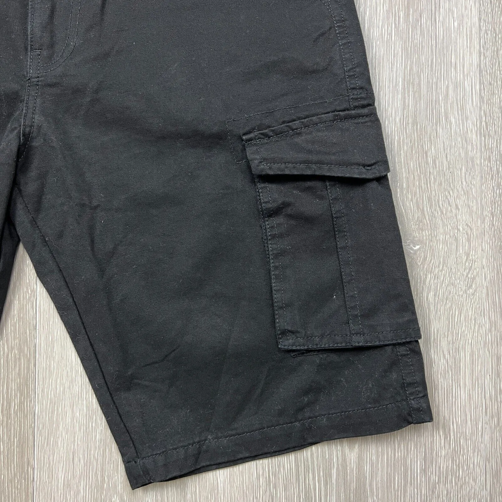 Jeep Mens Black Cargo Shorts Size 31