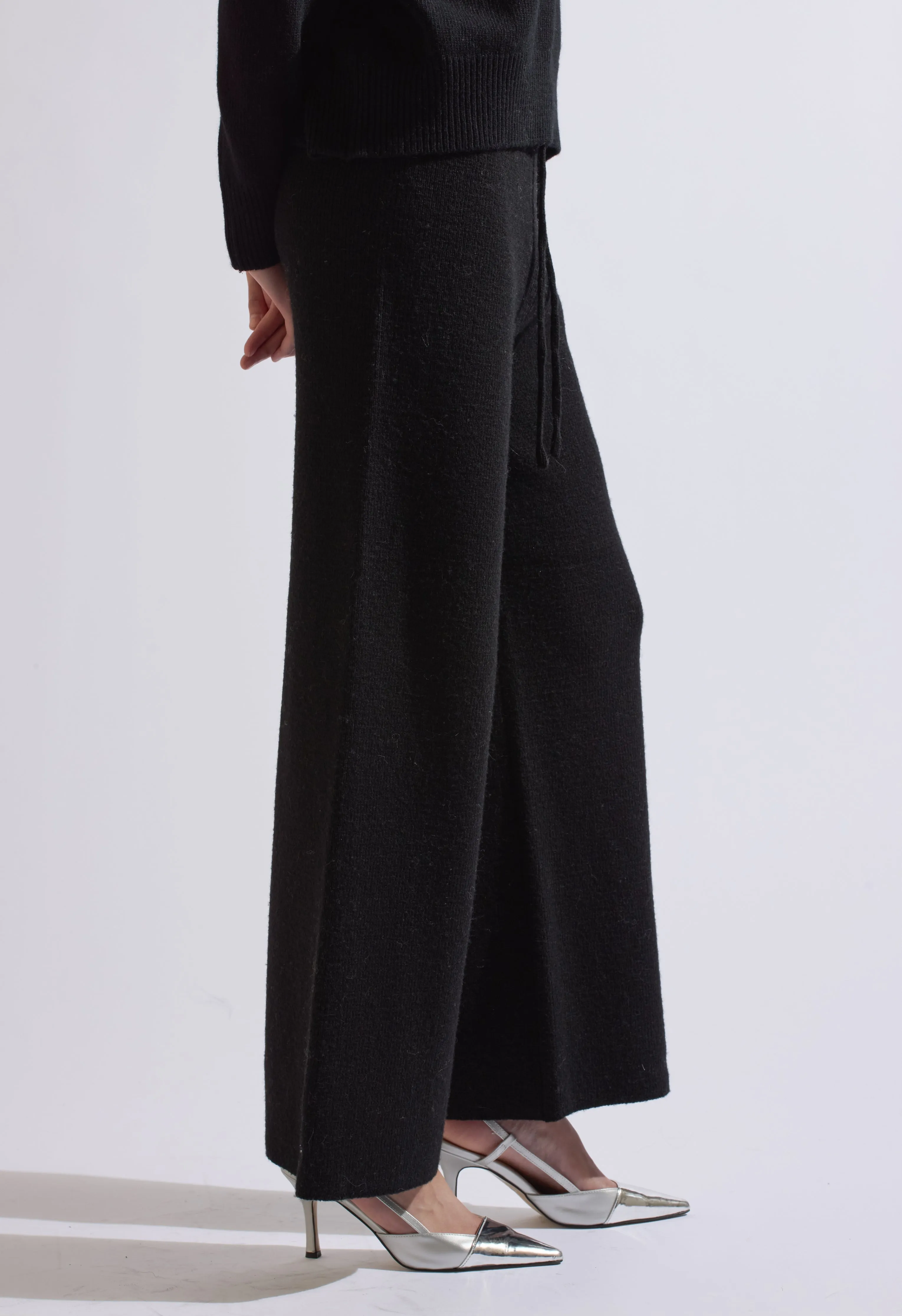 Jessie Wool Pant Black Set
