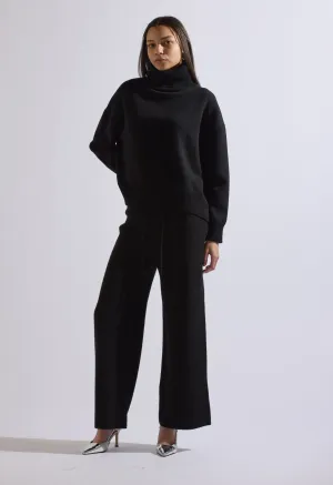 Jessie Wool Pant Black Set
