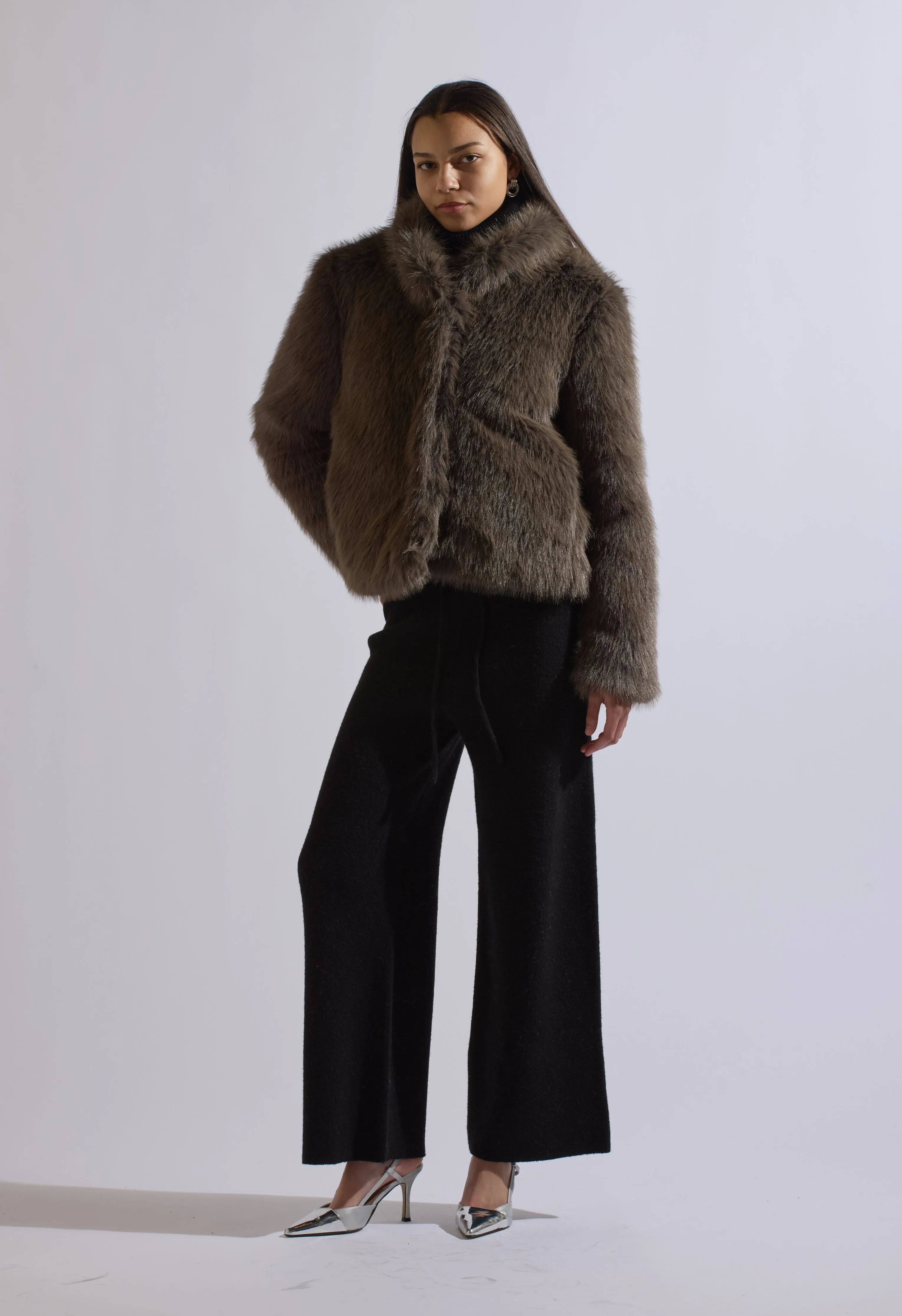 Jessie Wool Pant Black Set