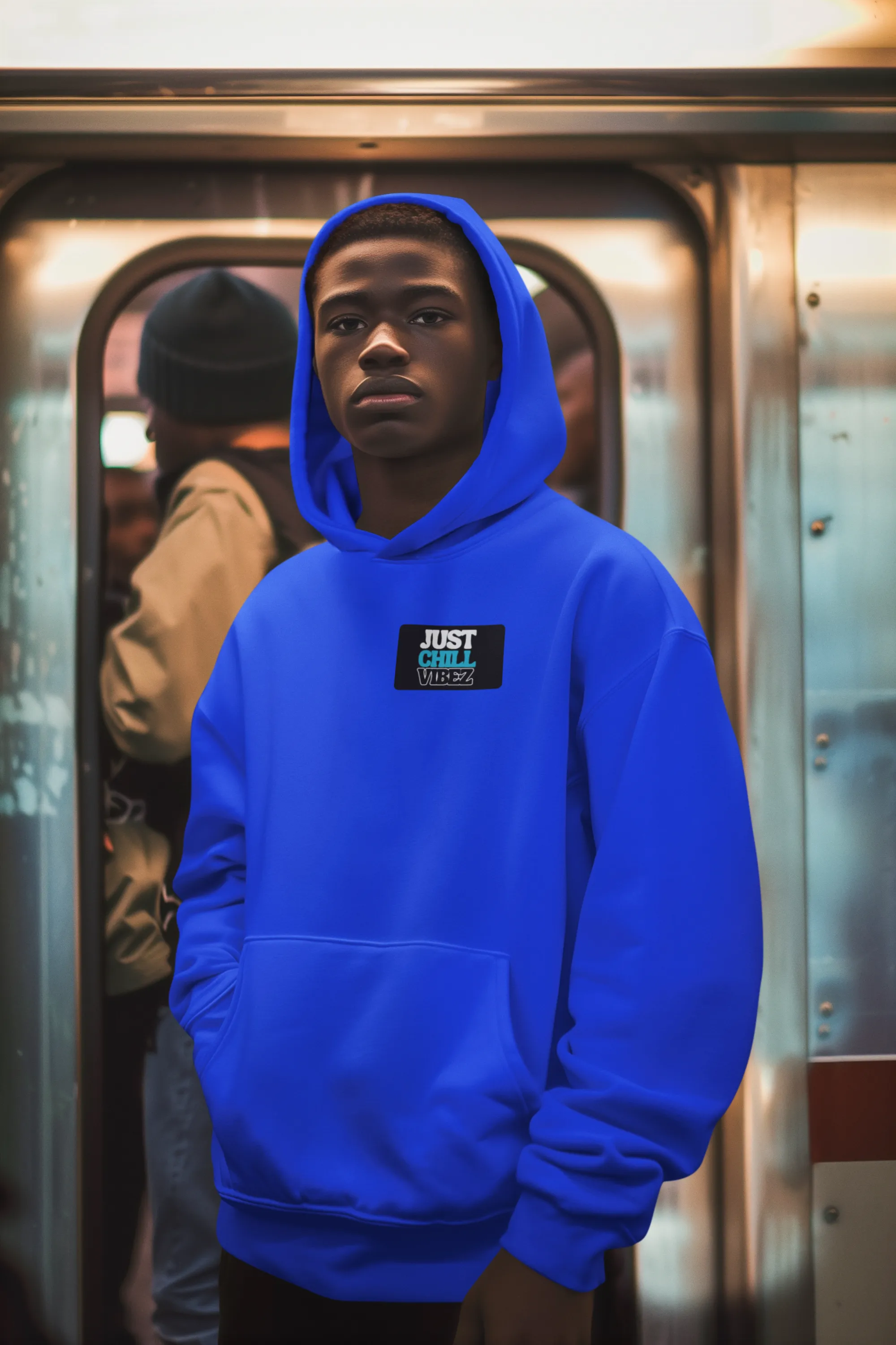 JUST CHILL VIBEZ LOGO HOODIE