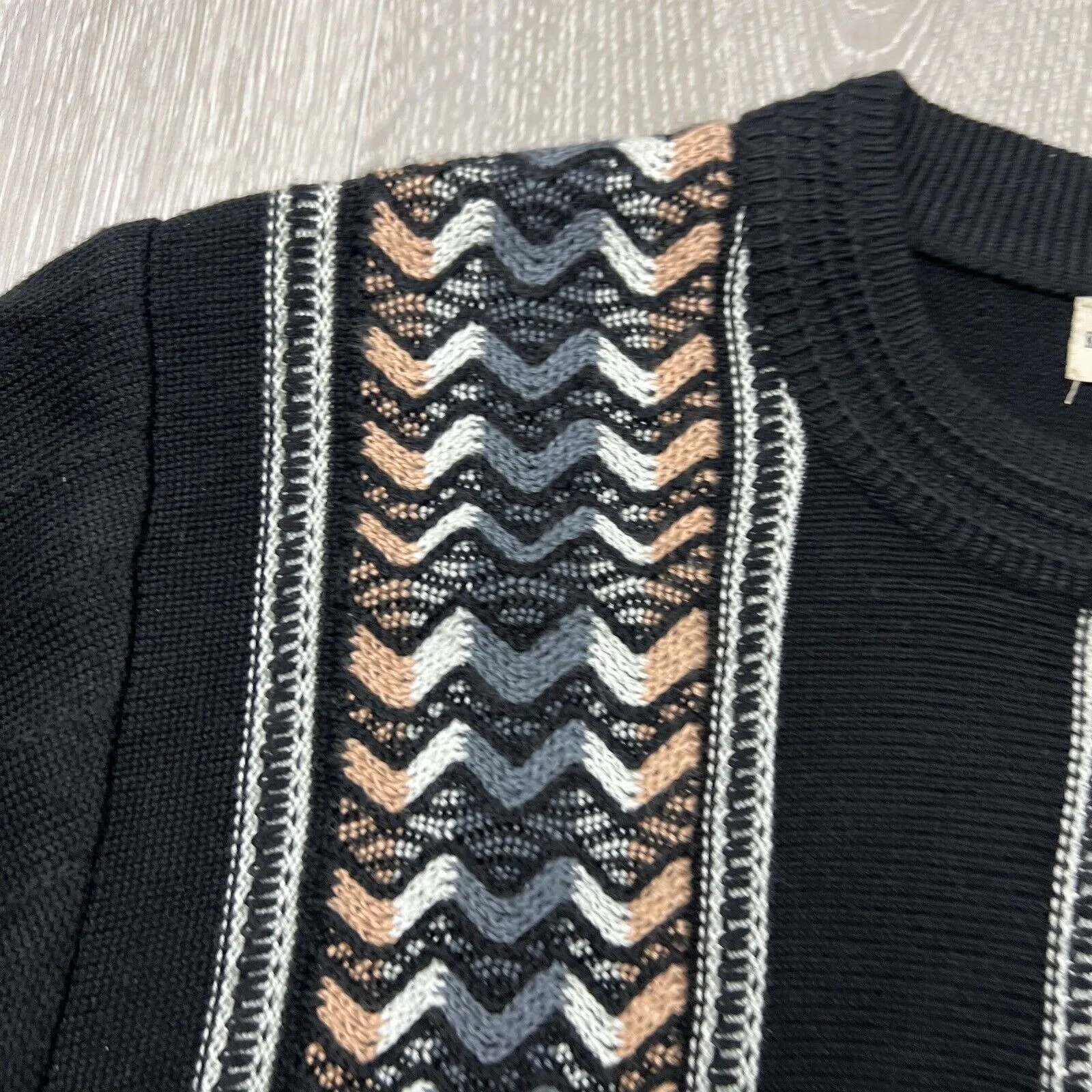 Kalimantan Apparel Vintage Retro Style Pullover Cardigan Size 48 (Med approx)