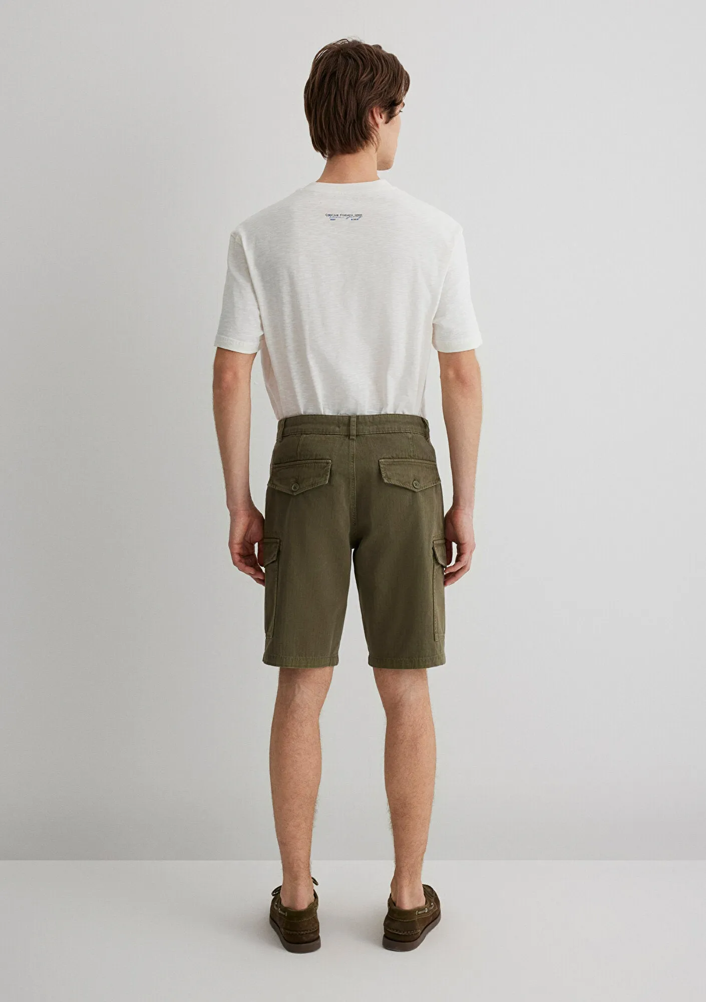 Khaki Cargo Shorts