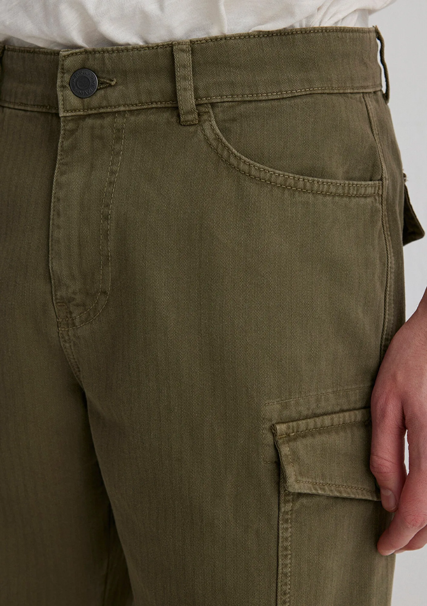 Khaki Cargo Shorts