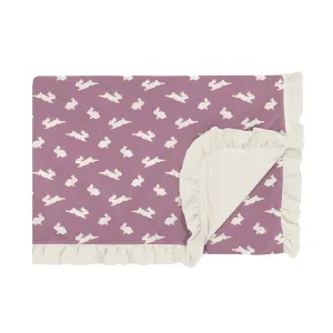 KicKee Pants Ruffle Toddler Blanket - Pegasus Bunny