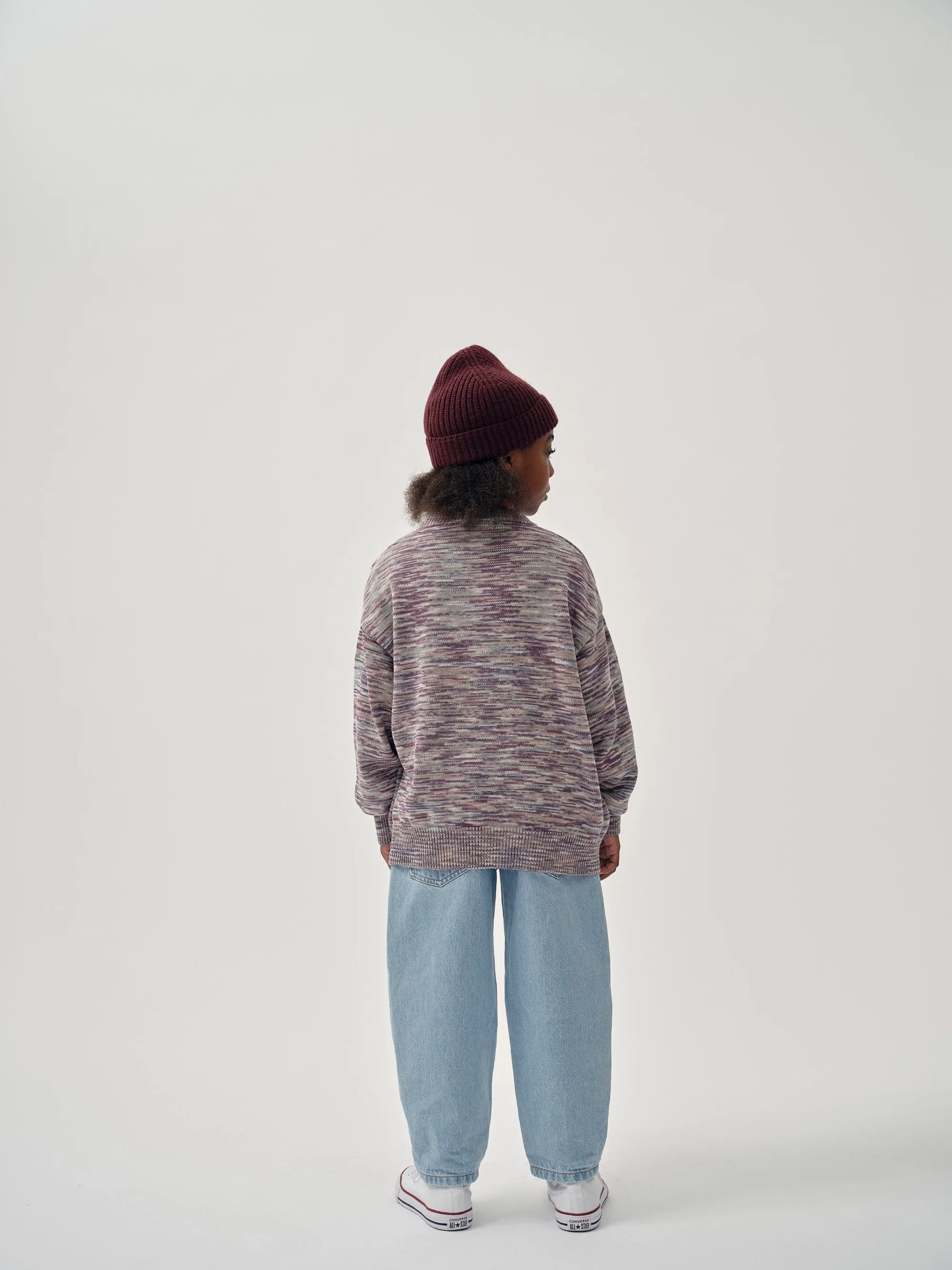 Knitted Sweater - Multi Elderberry