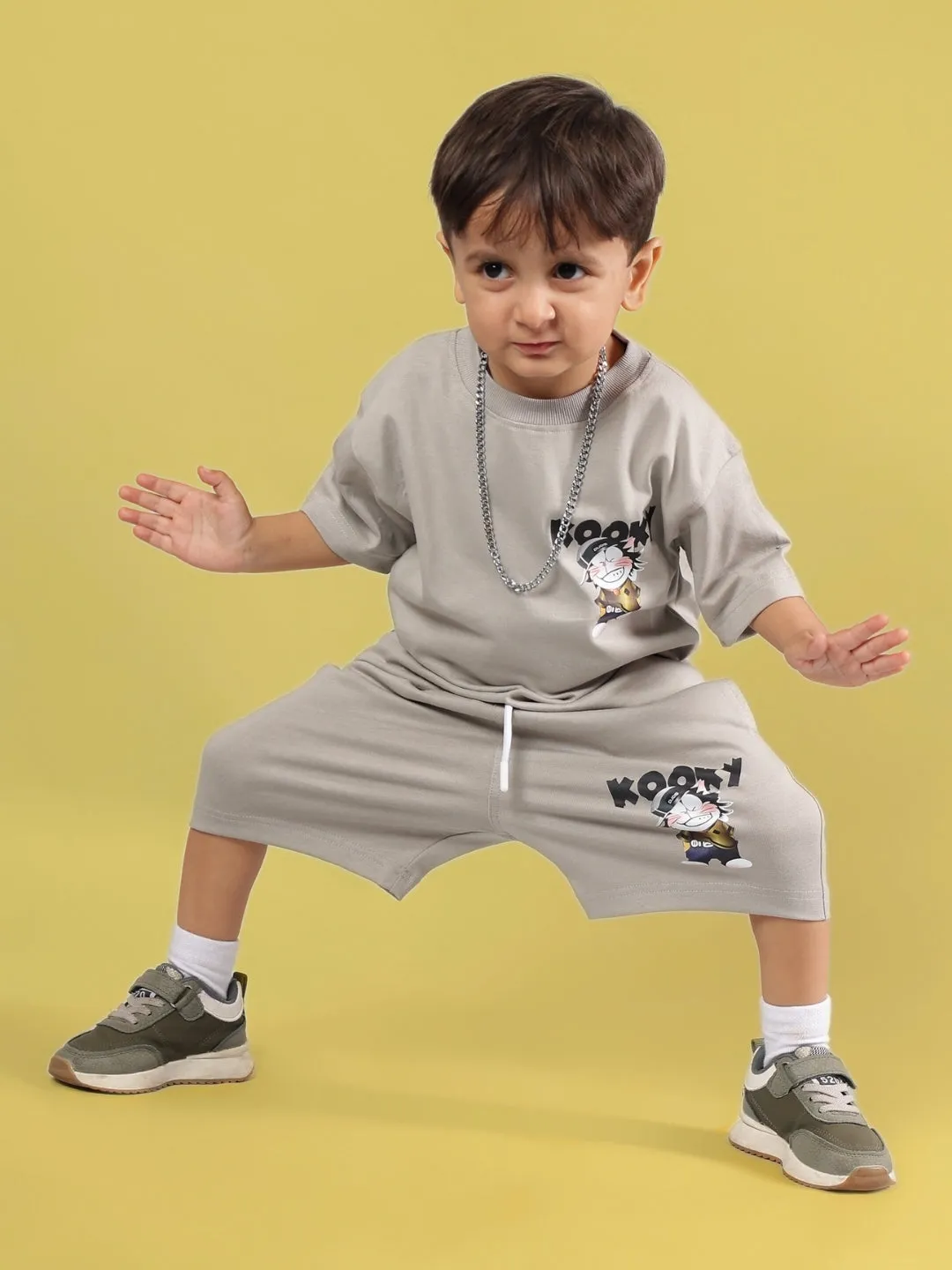 KOOKY SHORTS FOR BOYS & GIRLS (GREY)