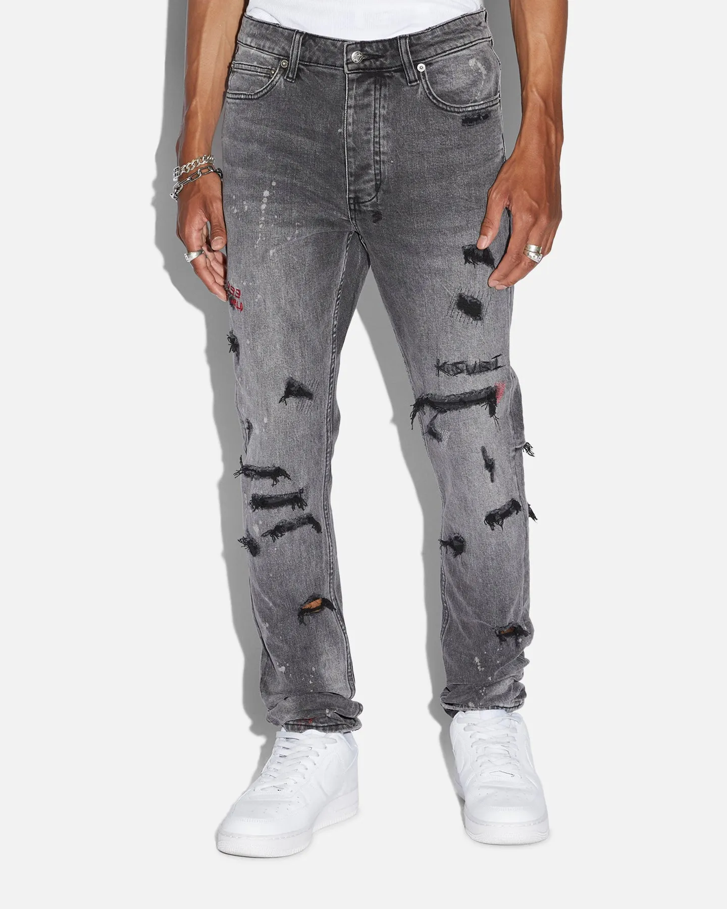 Ksubi X Juice Wrld Chitch Trashed Devil Jeans Denim