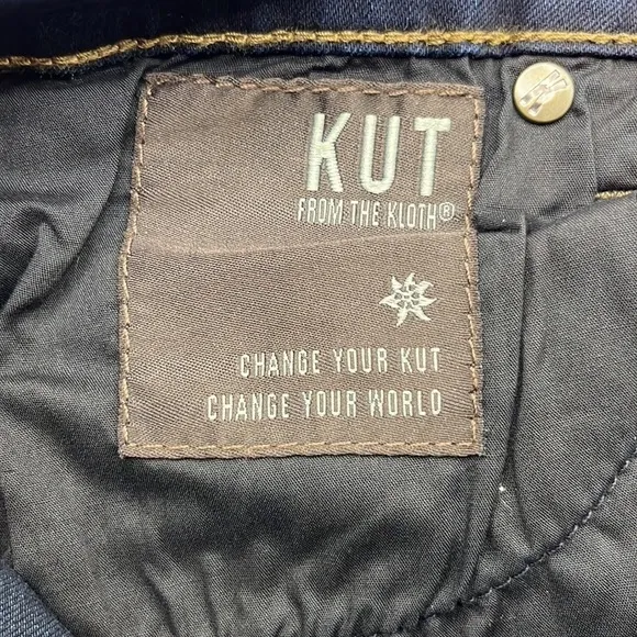 Kut From The Kloth Baby Bootcut Simmons Denim Jeans Size 8S Inseam 32&quot; NWT