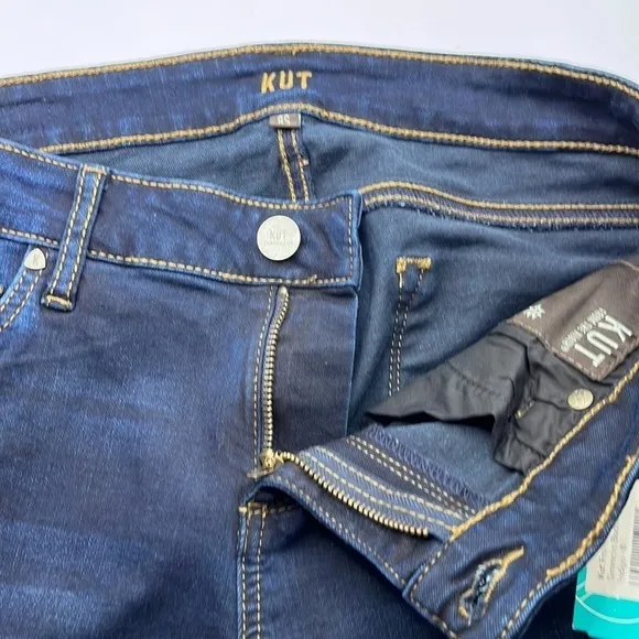 Kut From The Kloth Baby Bootcut Simmons Denim Jeans Size 8S Inseam 32&quot; NWT
