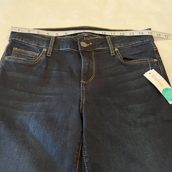 Kut From The Kloth Baby Bootcut Simmons Denim Jeans Size 8S Inseam 32&quot; NWT