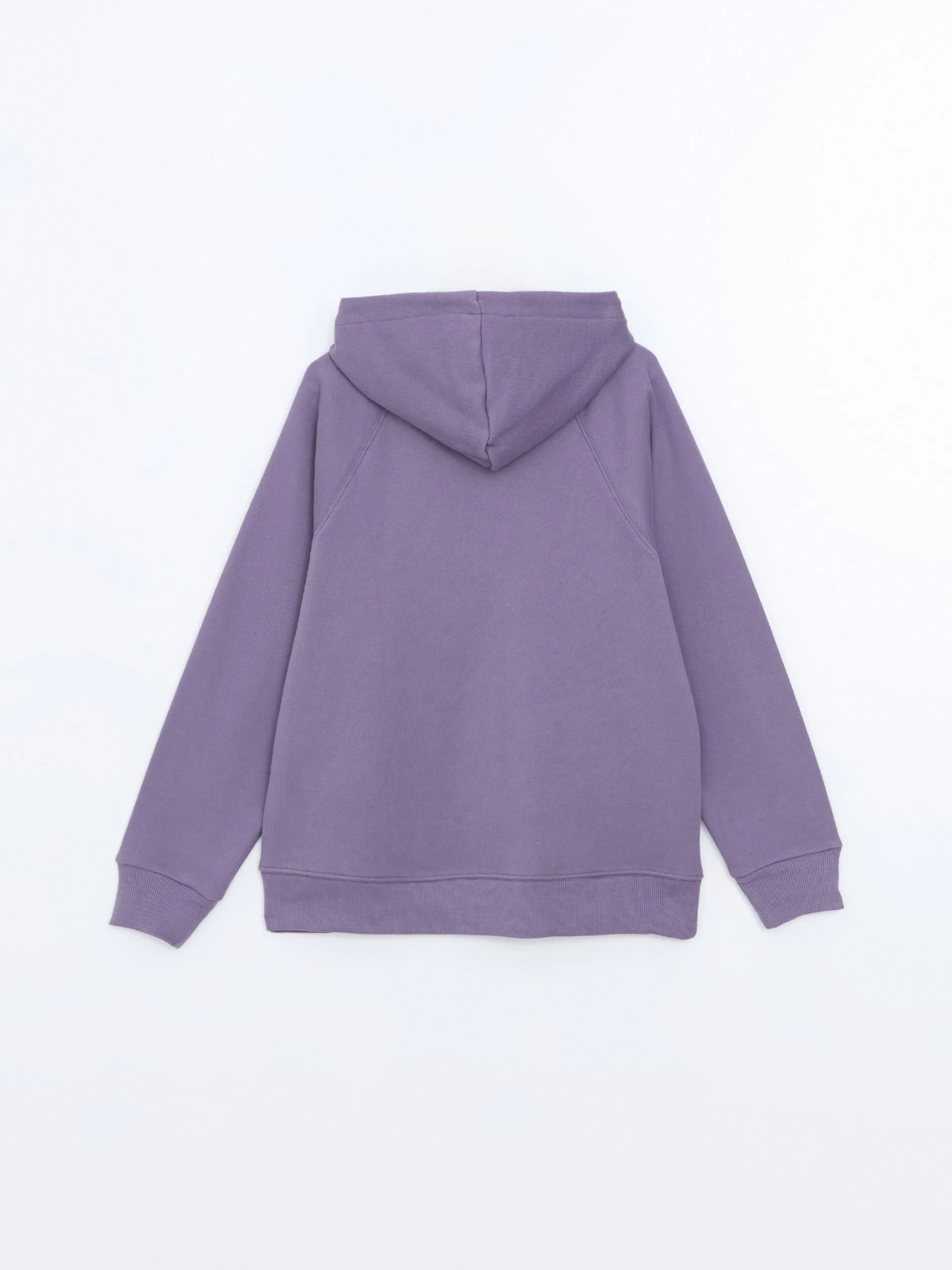 Lcw Vision Purple Oversize Women'S Thick Hoodie
