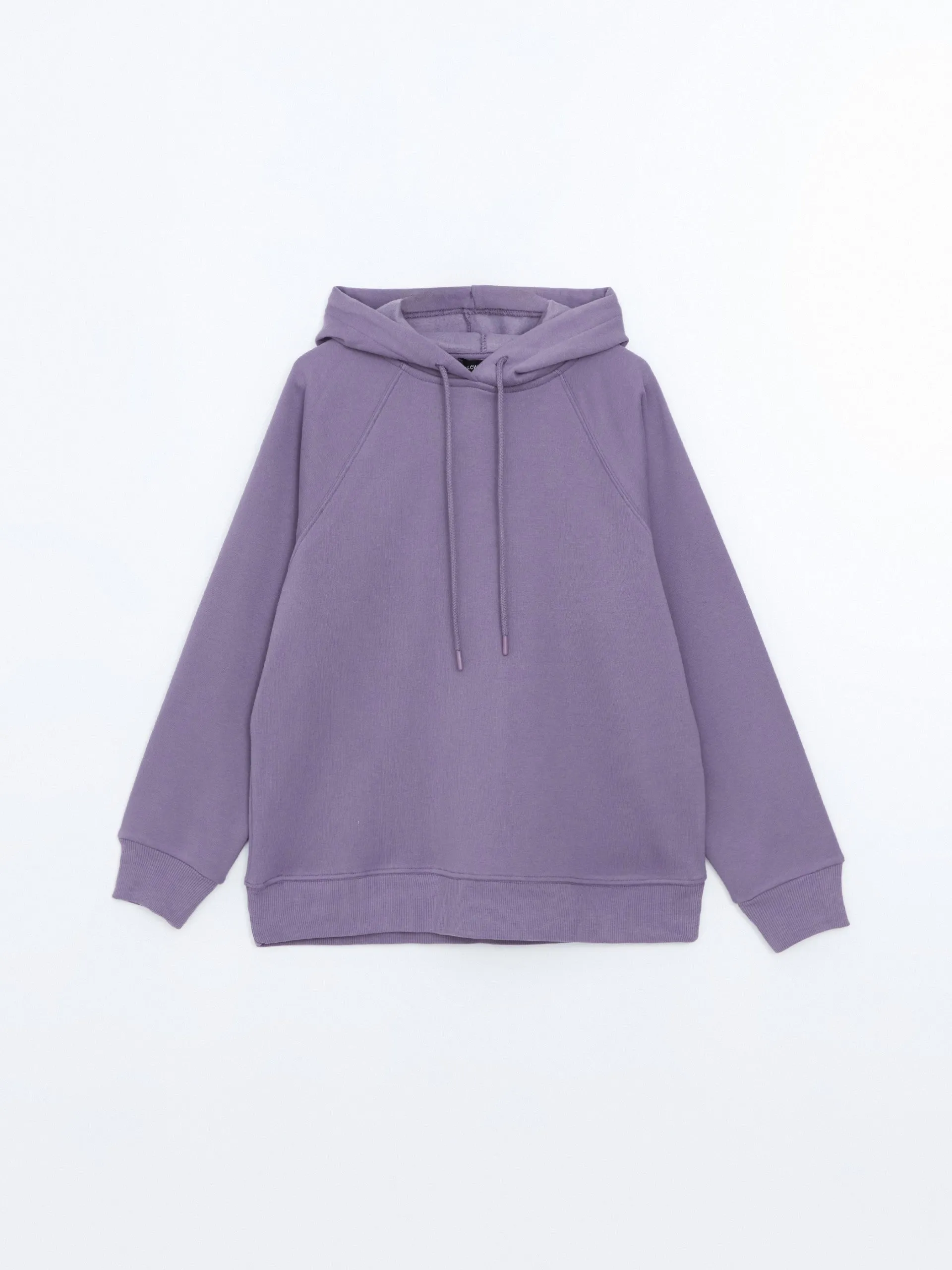 Lcw Vision Purple Oversize Women'S Thick Hoodie