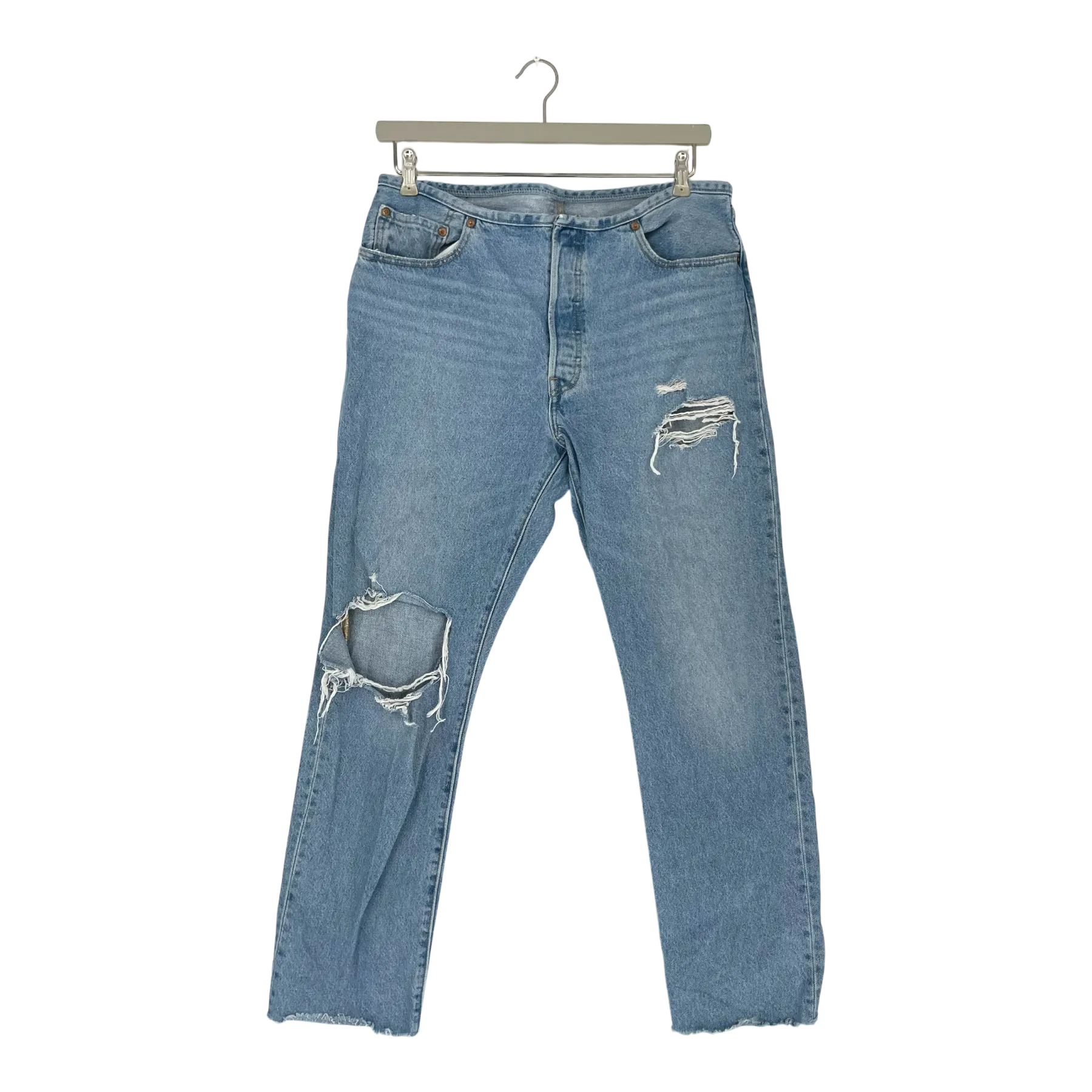 Levi's ripped jeans, light denim | woman W33 L30