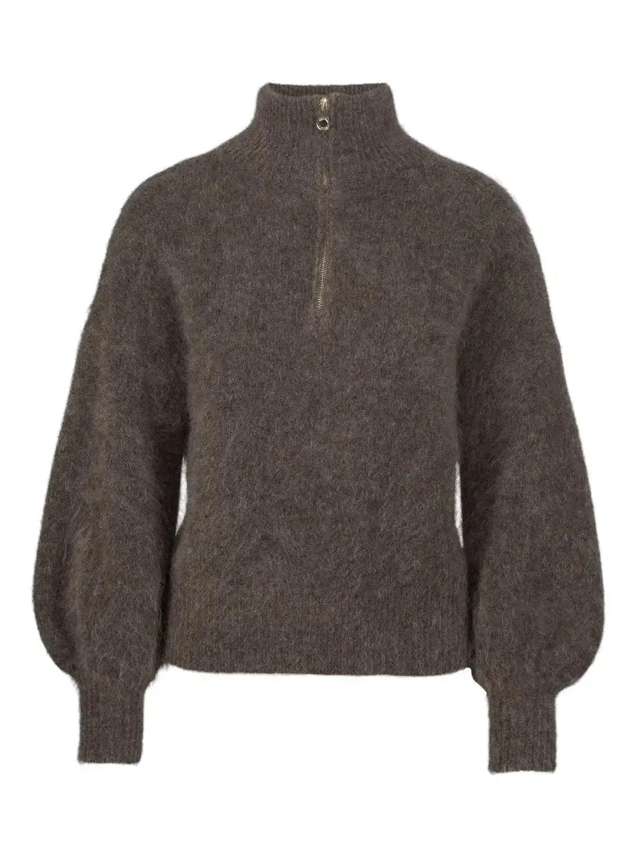 Li Chunky Sweater Brown