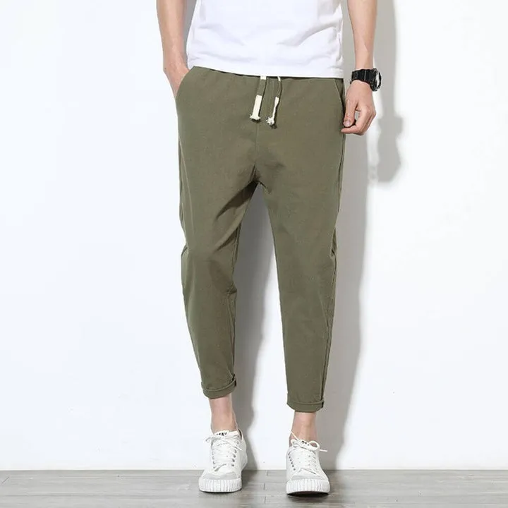 Lightweight comfort cotton trousers for men - comfortable and stylish