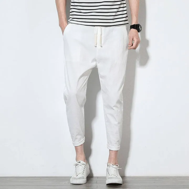 Lightweight comfort cotton trousers for men - comfortable and stylish