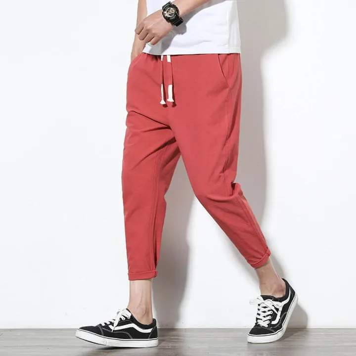 Lightweight comfort cotton trousers for men - comfortable and stylish