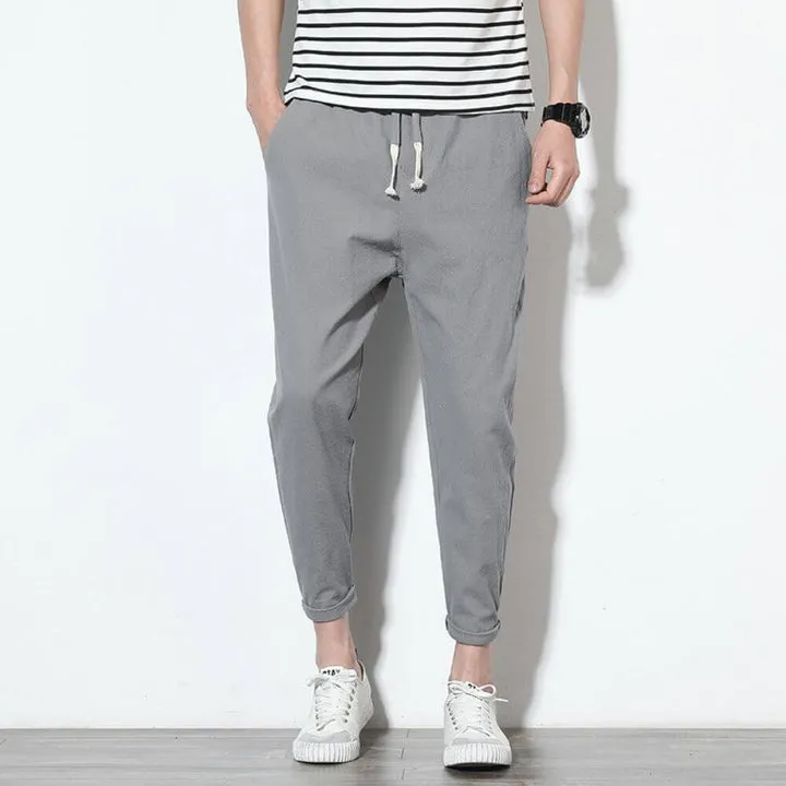 Lightweight comfort cotton trousers for men - comfortable and stylish